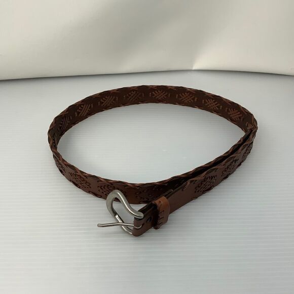 Mens Genuine Leather Belt Size 38 (H12) - Picture 1 of 4